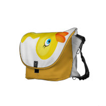 Yellow Rubber Duck Messenger Bag