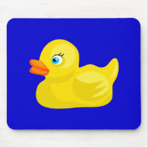 Yellow Rubber Duck Mouse Pads