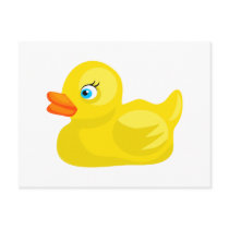 Yellow Rubber Duck Post Card
