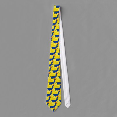 Yellow Rubber Duck, Custom Tie Zazzle_tie