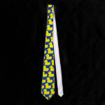 Yellow Rubber Duck Tie Blue