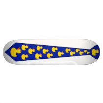 Yellow Rubber Duck Tie Skateboard