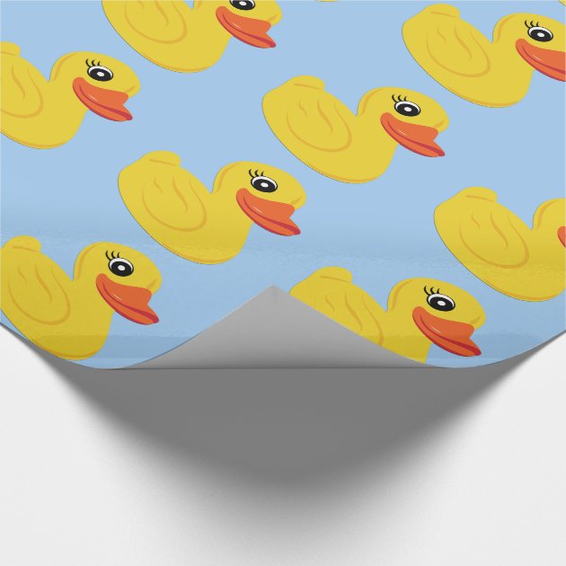 Yellow Rubber Duck Wrapping Paper 4/4