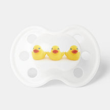 Yellow Rubber Ducks Pacifiers