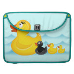 Yellow Rubber Ducks Rickshaw Flap Sleeve Sleeves For MacBook Pro