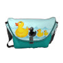 Yellow Rubber Ducks Rickshaw Messenger Bag