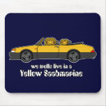 yellow saabmarine mousepad