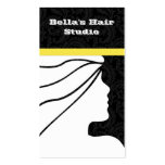 yellow Salon businesscards and appointment cards business cards