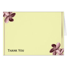Yellow Sand and Pink Plumeria Card