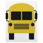 yellow school bus symbol letterhead
