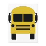 yellow school bus symbol