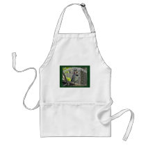 Yellow-Shafted Flicker Merry Christmas Items Apron
