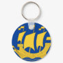 Yellow Ship Keychain