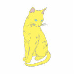 Yellow Siamese Cat Acrylic Cut Outs