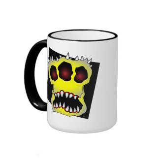 yellow skull-1 mug