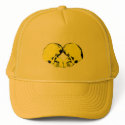 YELLOW SKULLS hats