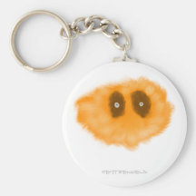 Yellow Sleepy Critter Keychain