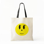 Yellow Smiley Face Canvas Bags