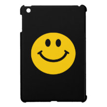 Yellow Smiley Face iPad Mini Cover