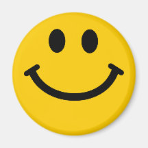 Yellow Smiley Face Magnet