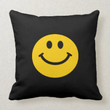 Yellow Smiley Face Pillow