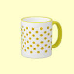 Yellow Smiley Polka Dot Pattern Mugs