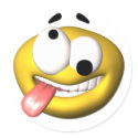 Yellow smiley that went nuts stickers