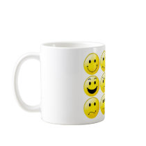 Yellow Smileys Coffee Mug