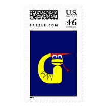 Yellow Snake postage by lonvig Yellow Snake postage