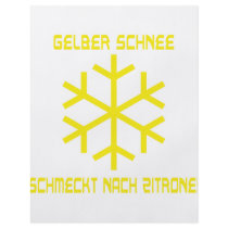 yellow snow icon full color flyer