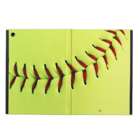 Yellow softball ball case for iPad air