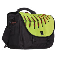Yellow softball ball commuter bag