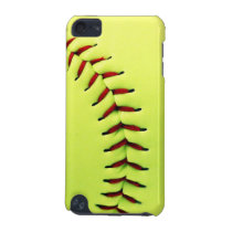 sports, softball, cool, baseball, funny, yellow, ipod, photography, fastpitch, customize, ball, american, sport, fun, 5th generation ipod touch case, [[missing key: type_casemate_cas]] med brugerdefineret grafisk design