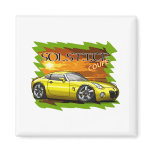 Yellow Solstice Coupe Magnet