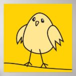 yellow sparrow posters