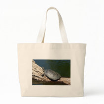 Yellow-spotted Amazon turtle Canvas Bag