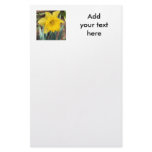Yellow Spring Daffodil Stationery Design