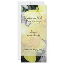 Yellow Spring Daffodils Personalized Rack Card