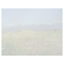 yellow Spring field in the mountains of Cyprus flo Customized Letterhead