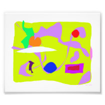 Yellow Square Art Photo