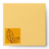 Yellow square enveloppe envelopes