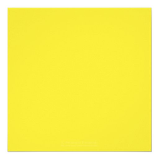 Yellow Square Wedding Invitations or Announcements