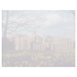 yellow St. John's Cambridge with daffodils flowers Letterhead Template