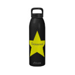 Yellow Star Liberty Bottle Just Add Name Drinking Bottle