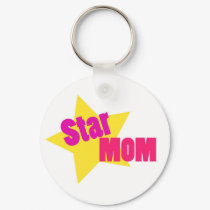 Yellow Star MOM - Keychain by cycreation Yellow Star MOM - Keychain
