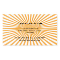 yellow starbust cool business card. business card templates