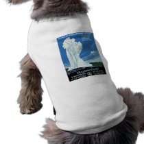 Yellow Stone Park - Old Faithful Geyser Pet Shirt