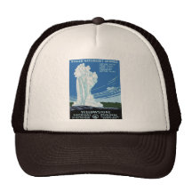 Yellow Stone Park - Old Faithful Geyser Hats