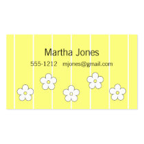 Yellow Strip Calling Card (#BUS 008) business cards