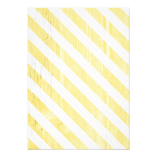 Yellow Stripes Wedding Invitations